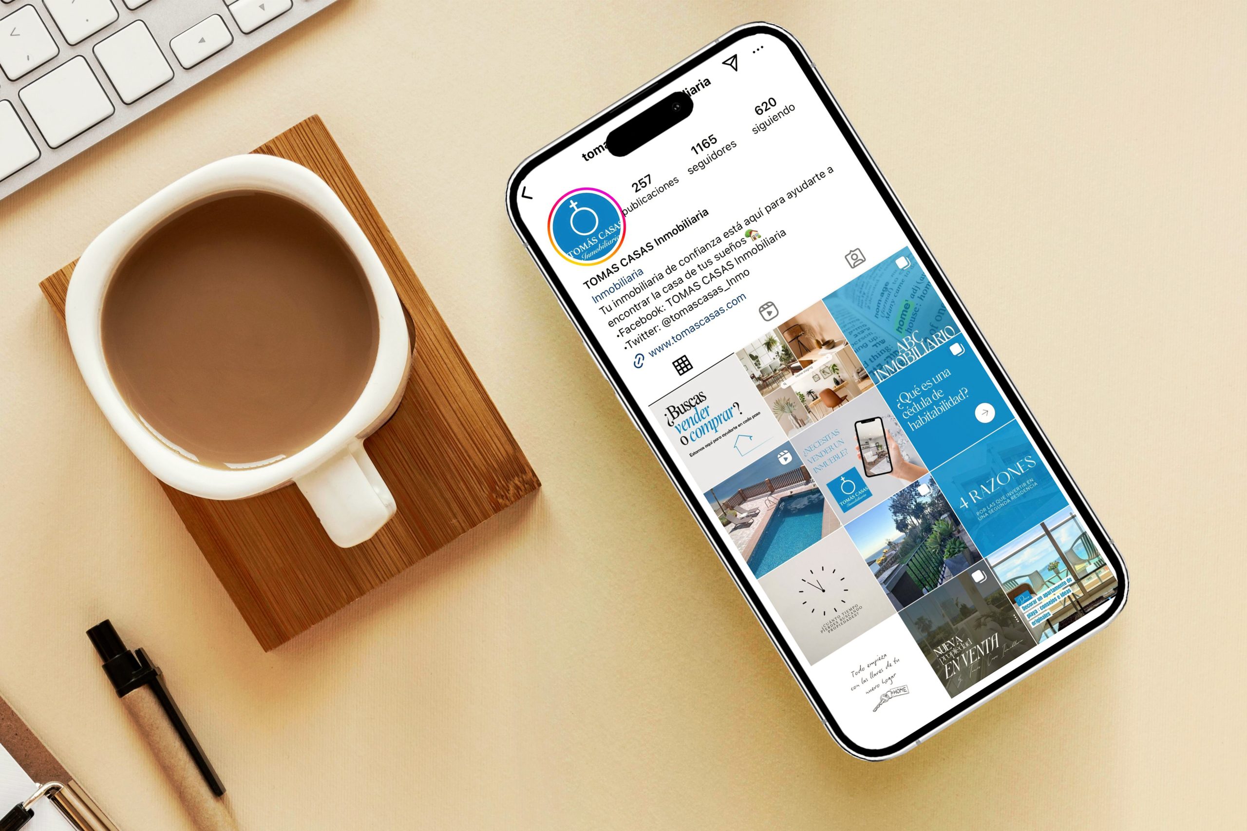 redes sociales de inmobiliaria
